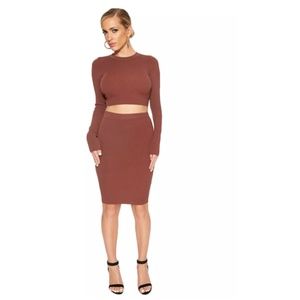 NAKED WARDROBE | RIBBED MINI SET | NWOT